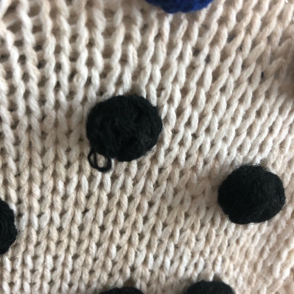 SALE! Anthropologie MOTH Pom Pom Sweater - Picture 8 of 8